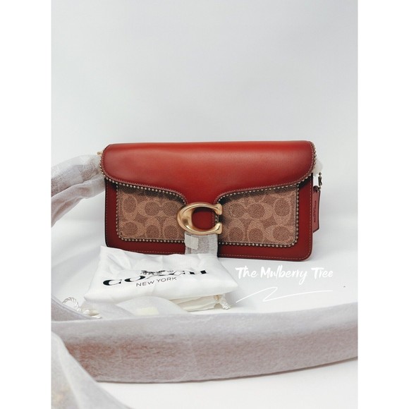 Coach Handbags - Coach Tabby 6793 Shoulder Bag 26 In Signature Canvas With Beadchain Beige NWT